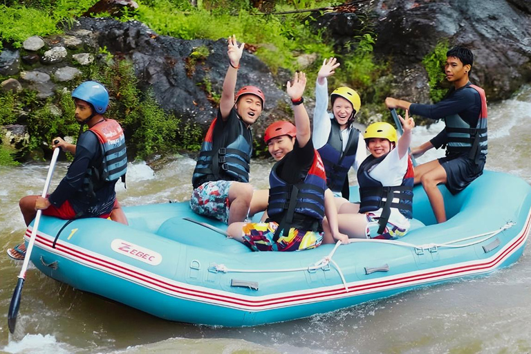 Phuket - Rafting Bambu- och vattenrafting med elefantbad