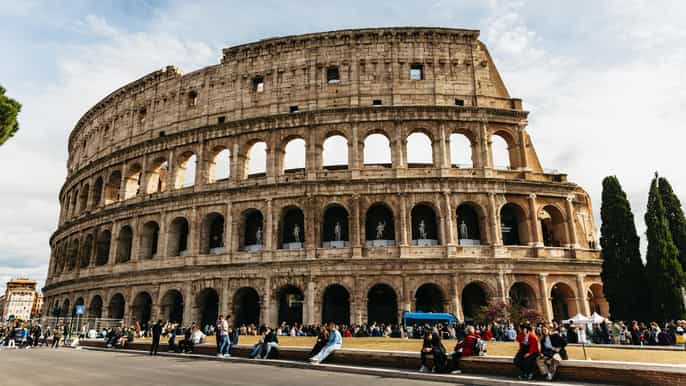 Rome: Colosseum, Forum, Palatine Hill Entry & Audioguide App