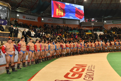 Ulaanbaatar: Mongolian Bökh Wrestling Tournament Experience Option 2: Premium seat