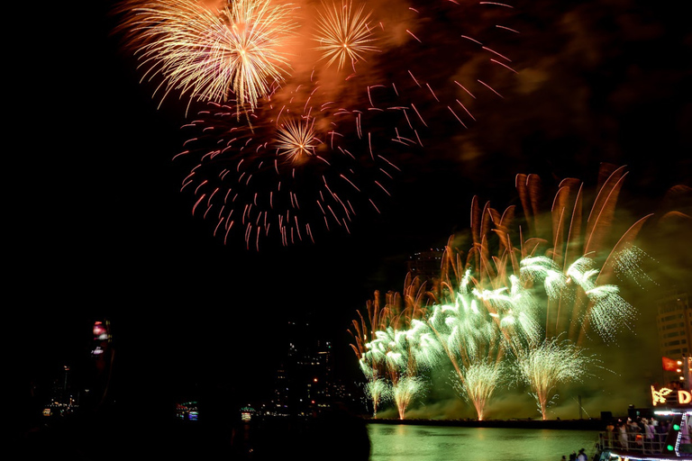 Da Nang: DIFF Fireworks Experience on a Han River Cruise [3rd Floor Seat] Set Menu Dinner Cruise | by TAURONGSONGHAN