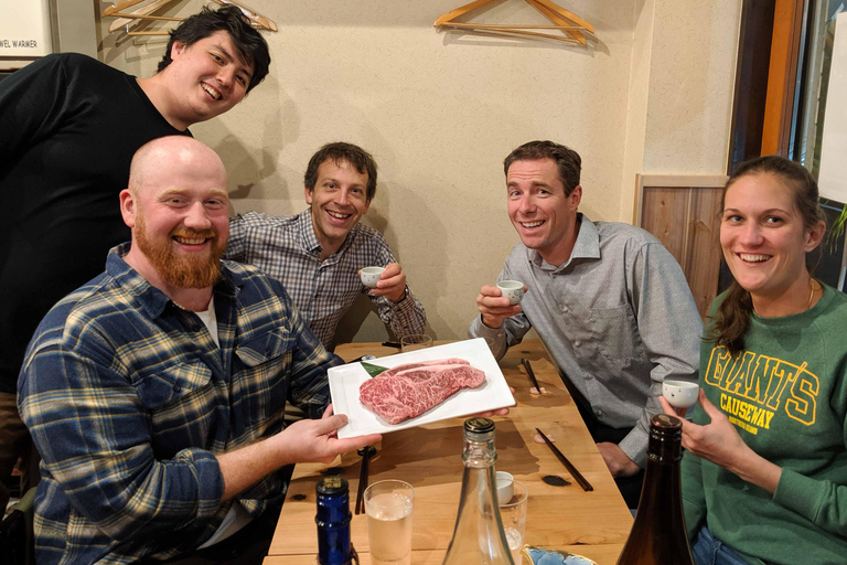 Wagyu & Sake 8 Course Tasting Dinner in Shinjuku