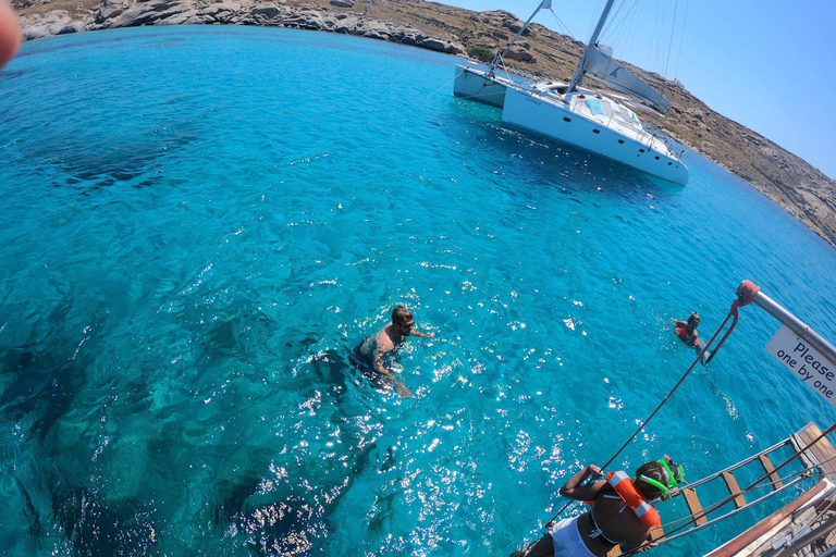 Mykonos Half-Day Swimming to Delos & Rhenia– Starts at 13:30 Mykonos: Half day cruise to Delos & Rhenia islands