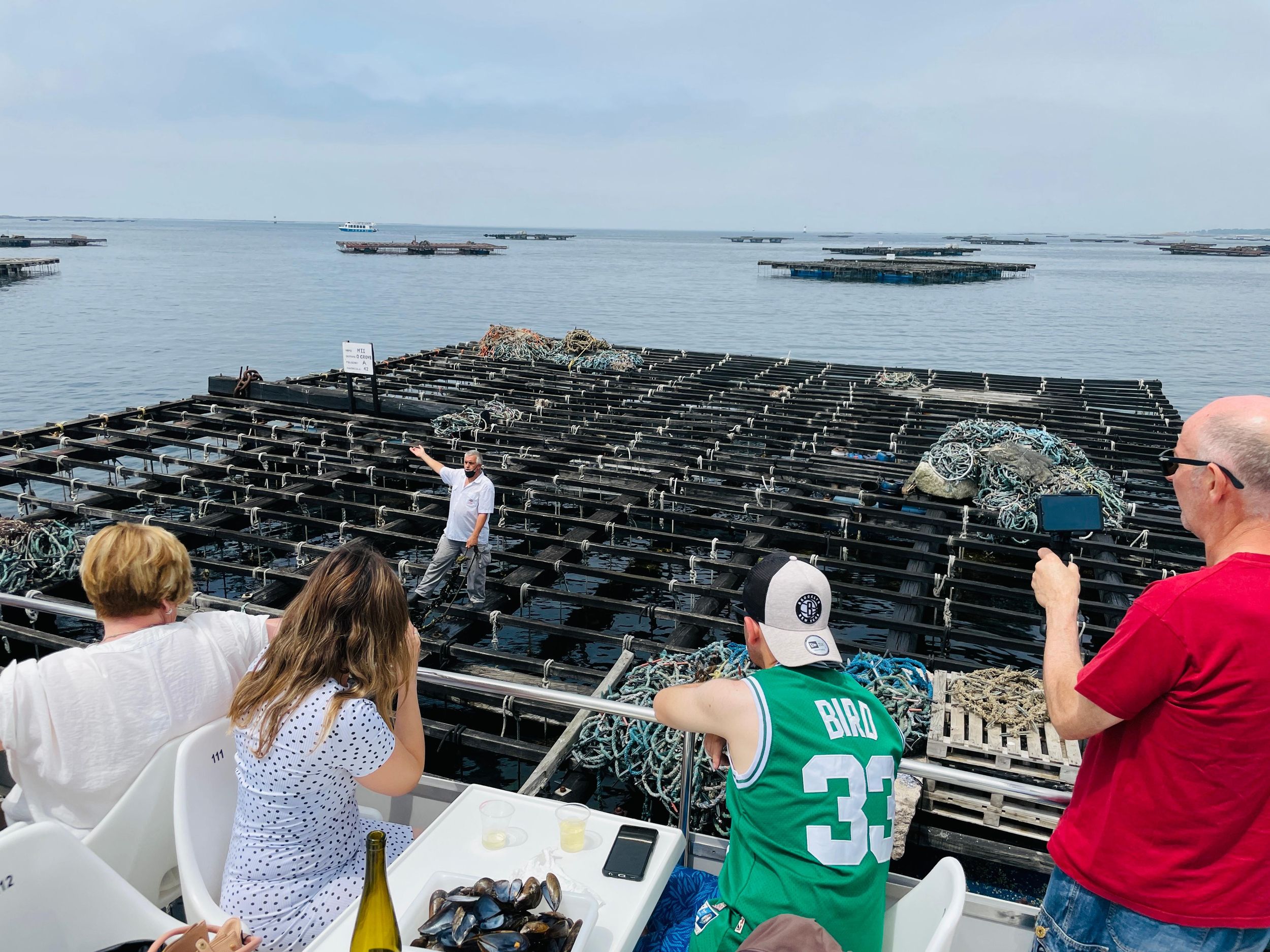 La Toja: Bootstour an der Arousa-Mündung mit Muschelverkostung