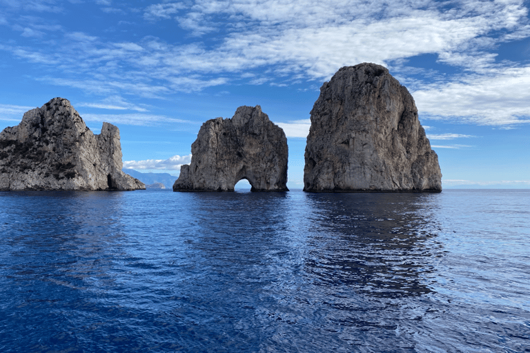 From Positano: Capri Island Group Cruise with Blue Grotto