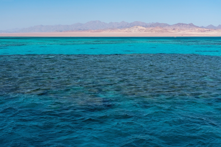 Sharm El Sheikh: dagtocht naar White Island en Ras MohamedWhite Island en Ras Mohamed met snorkeluitrusting