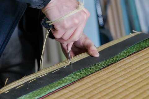 Nara: Tatami-Making Workshop with Tea and Sweets