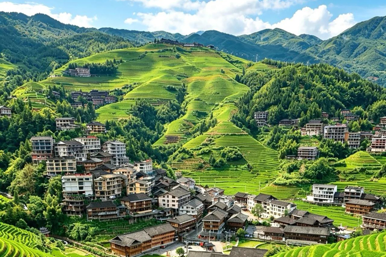 Guilin: Longji Hiking & Local Culture Experience Chinese-speaking driver service for all transfers.