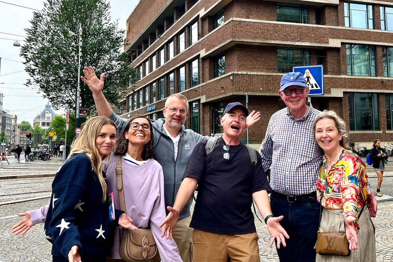 Amsterdam: Small Group Walking Tour with Fun Guide Walking Tour in Amsterdam with Enthusiastic and Fun Guide