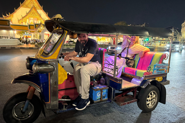 Bangkok: Highlight Tuk-Tuk, Canal Tour, Food Tour & Wat Arun