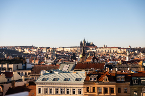 Prague: Sky Bar Aperitivo Menu with Drink & Panoramic Views 1-Hour Option with Aperitivo Menu and 1 Drink