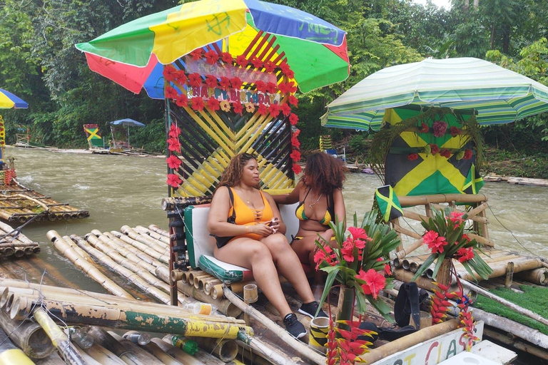 Montego Bay: Lethe River Rafting with Limestone Massage Customized bamboo rafting+Lime stone massage