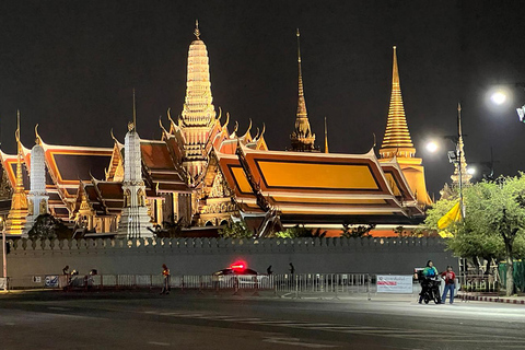 Visite nocturne de Bangkok : Nourriture, Temple et Tuk-Tuk