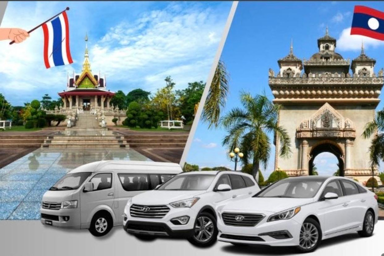 Serviço de fronteira de Croos (Laos Vientiane para Tailândia Nong khai)Privado 1-3 Pax