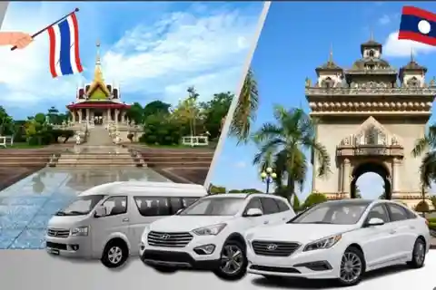 Servicio fronterizo Croos (Laos Vientiane a Tailandia Nong khai)