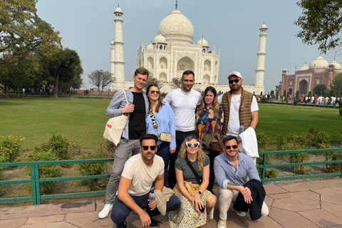 Taj Mahal Day Trip from Delhi by Gatimaan Express Train Option 2: Agra Local Tour - Car, Driver & Guide