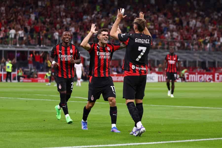 Voetbalwedstrijdervaring bij AC Milan