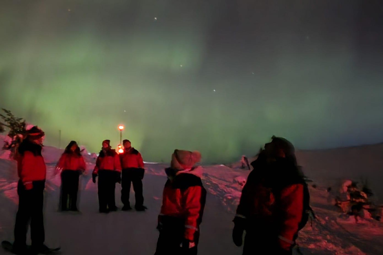 Levi: Northern Lights by Snowshoe Hike with Latvian Guide Northern Lights Snowshoe Hike in Levi with Latvian Guide