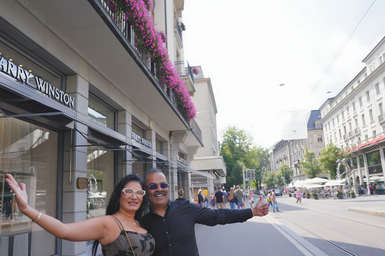 Zurich : visite citadine privée avec photos et trajet en téléphérique