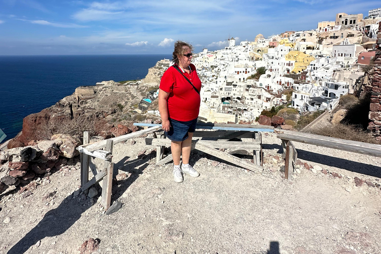 Santorin : visite des temps forts avec Oia et Pyrgos MegaloxoriSantorin : visite des temps forts avec Oia, Pyrgos et Megalochori