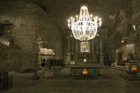 From Krakow: Salt Mine Wieliczka Guided Tour Graduation Tower Ticket, no Guide or Transportation included