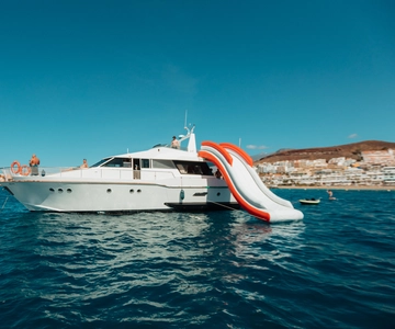 Costa Adeje: Private Yacht Trip with Watersports and Slides