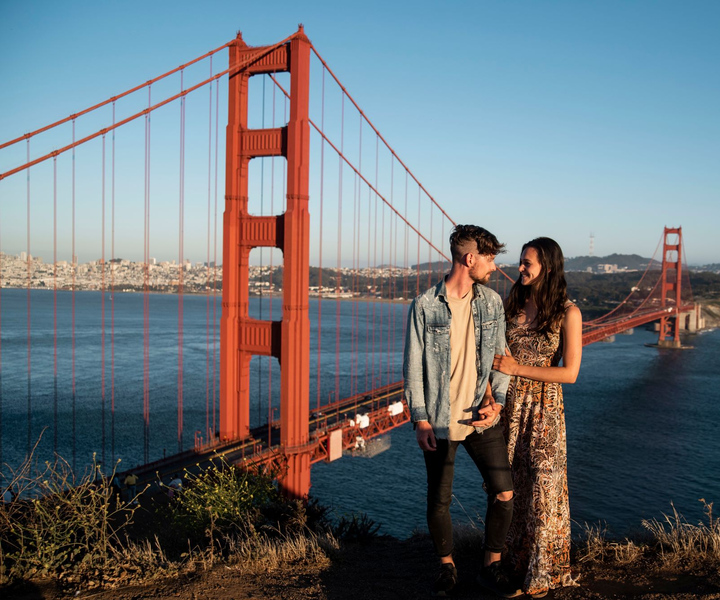 San Francisco: servizio fotografico professionale al Golden Gate Bridge