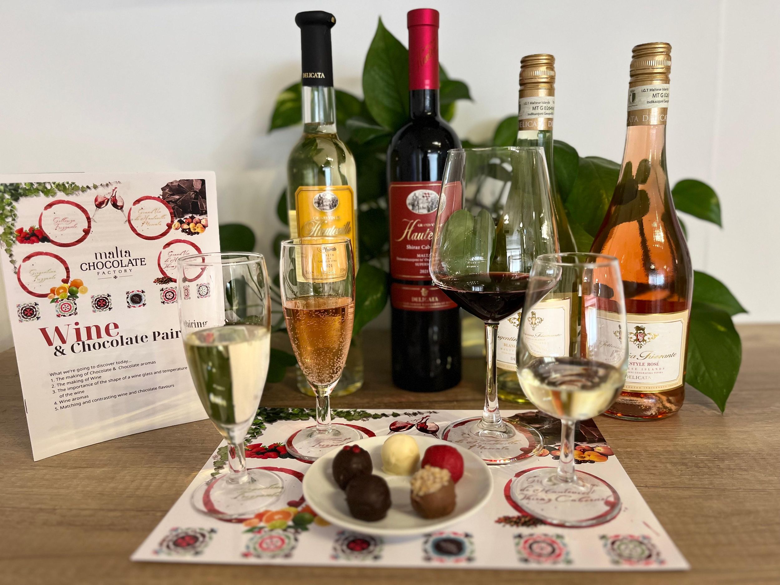 Malta: Wein- und Schokoladen-Paarung erleben
