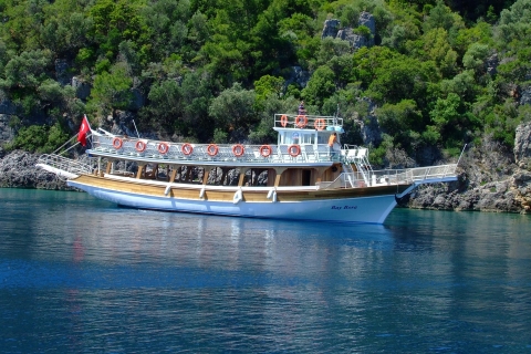 Icmeler: Crucero de un día a la isla de Cleopatra y la bahía de Gokova
