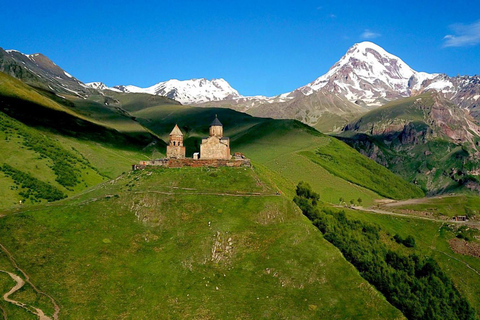 From Kazbegi: Gergeti Trinity Church & Waterfall Day group