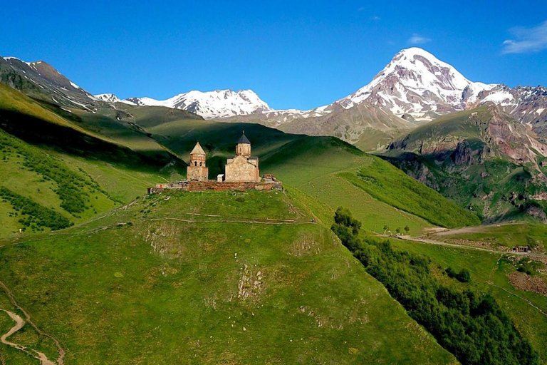 From Kazbegi: Gergeti Trinity Church & Waterfall Day group