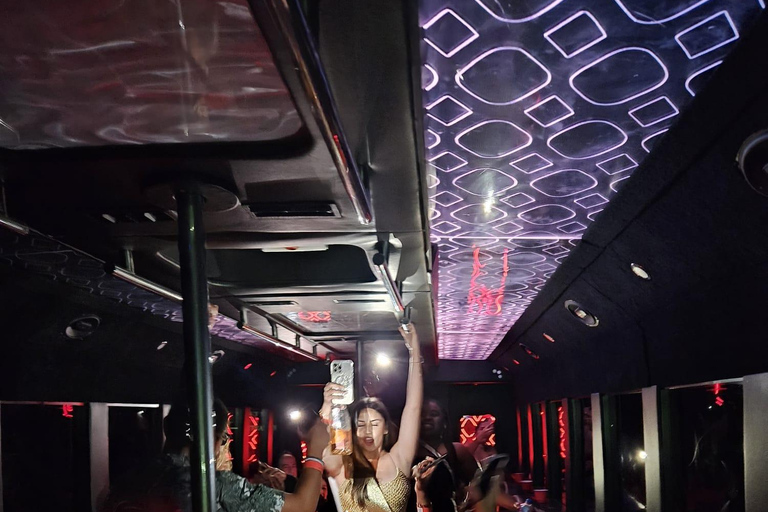 Las Vegas: Night Out at Clubs with Free Drinks and Party Bus Latin Club Crawl