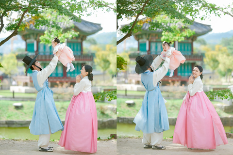Storytelling Hanbok Photography at Royal Palace Private Group Photography Session