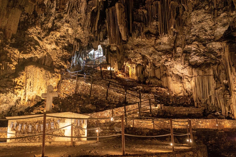 Rethymno : Excursion d&#039;une demi-journée à la grotte de Melidoni et au monastère d&#039;ArkadiDe Panormo, Lavris, Scaleta Stavromenos et Sfakaki