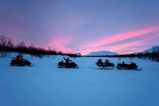 Visit Snowmobile Adventure Abisko (Drive your own) in Kiruna