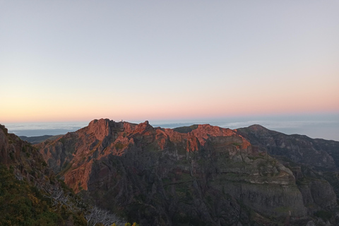 Lever de soleil sur le Pico Ruivo