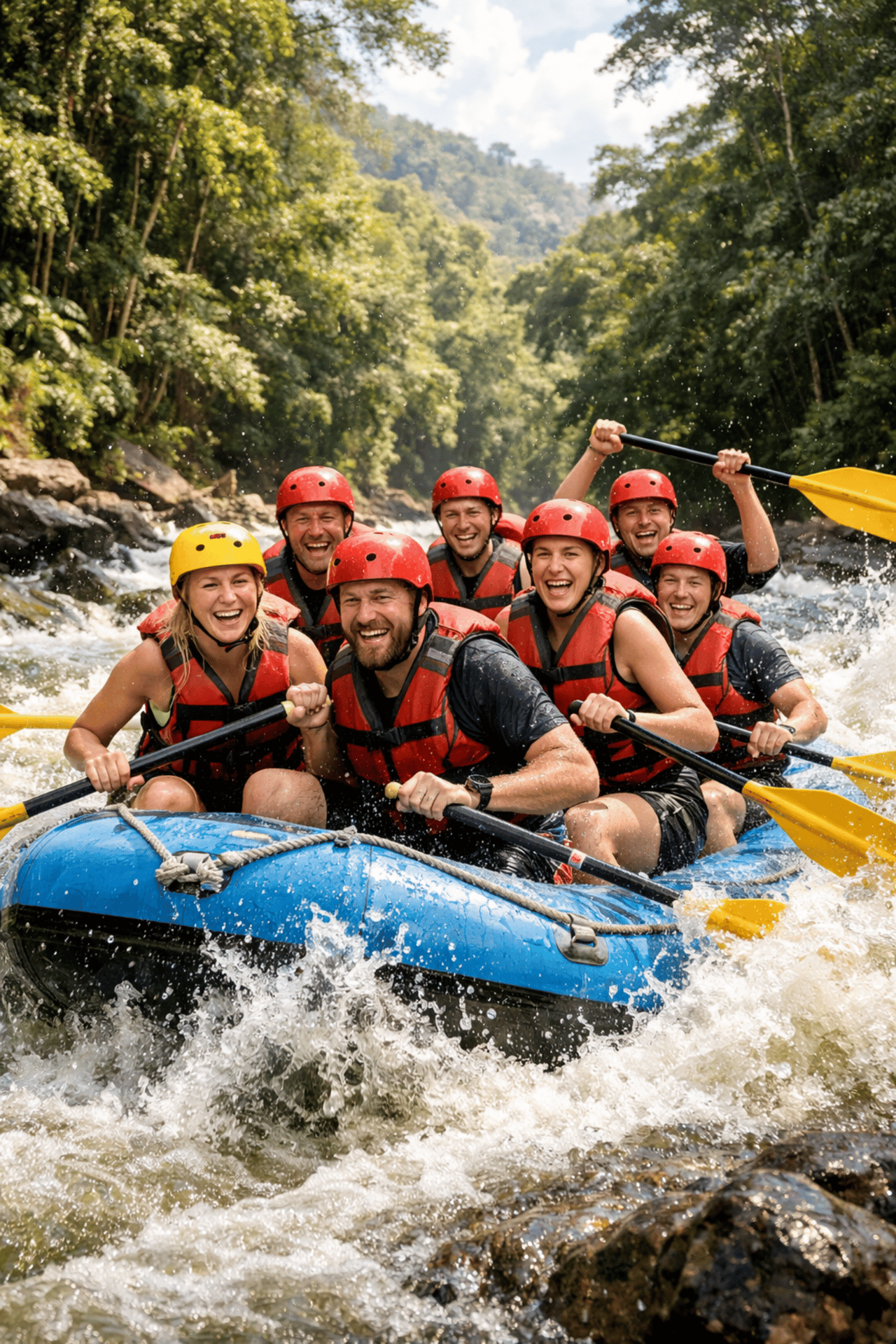 Sri Lanka: 2-tägiges All-inclusive-Abenteuer mit Wildwasser-Rafting und Wasserfällen