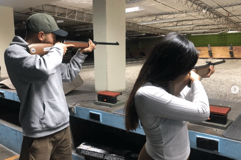 LIMA: PRACTICA DE TIRO CON CARABINA DE AIRE + INSTRUCCION TEORICA