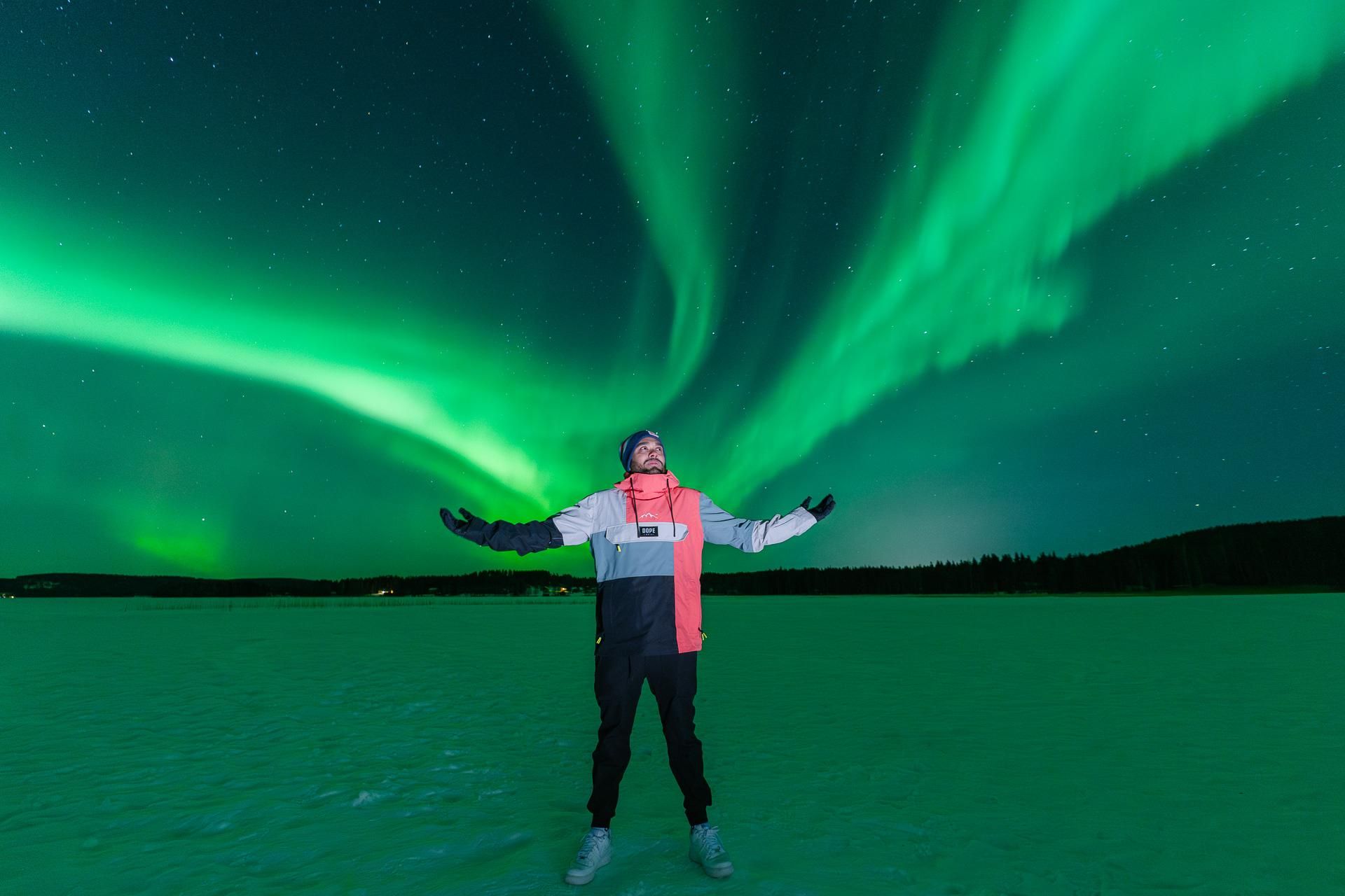 Rovaniemi: Nordlichter-Jagd mit Foto & Video