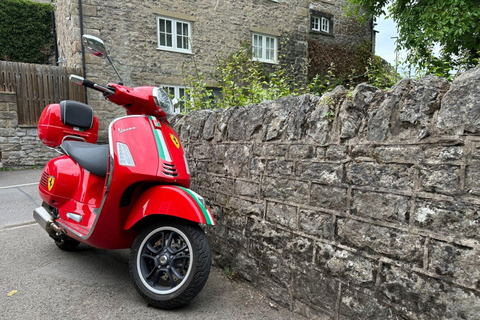 Florence: Vespa Tour with Winery Visit and Lunch Vespa Self-guided Small Group Tour - Spanish