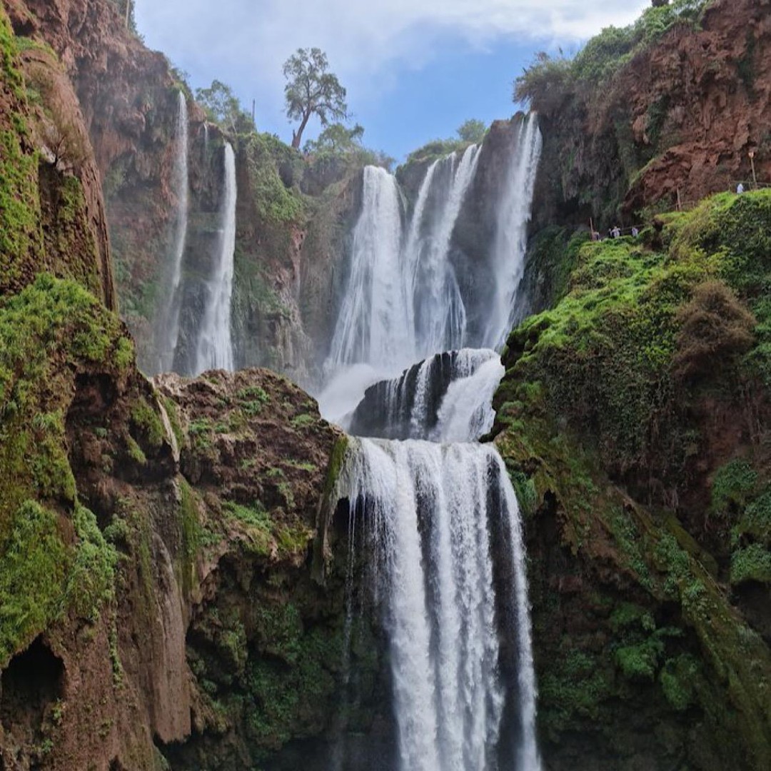 Verbazingwekkende Ouzoud watervallen vanuit Marrakech met boottocht - cascade
