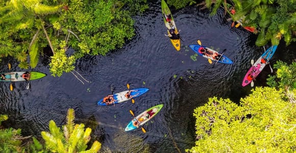 Krabi: Full-Day Crystal Kayaking, Cave& Into the forest Cafe