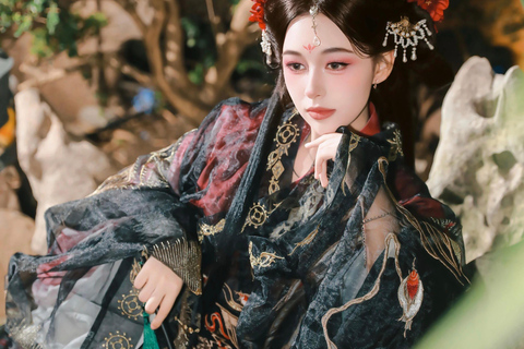Shanghai Yuyuan Ancient City: Hanfu Makeup Photography