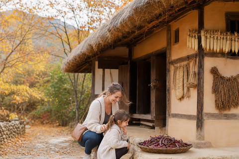 Seoul: Hwadam Forest & Namhansanseong & Korean Folk Village Private Tour (1-8 people Max)