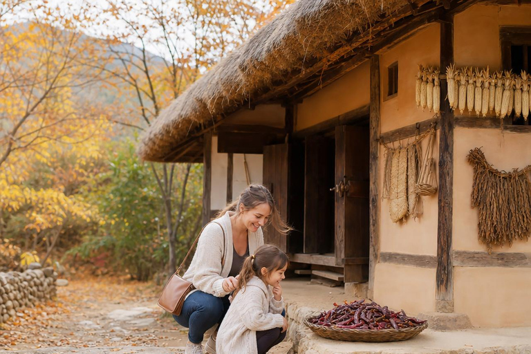 Seoul: Hwadam Forest & Namhansanseong & Korean Folk Village Private Tour (1-8 people Max)
