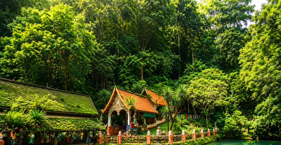 Chiang Mai: Chiang Dao Cave, Wat Ban Den & Sunset Dinner