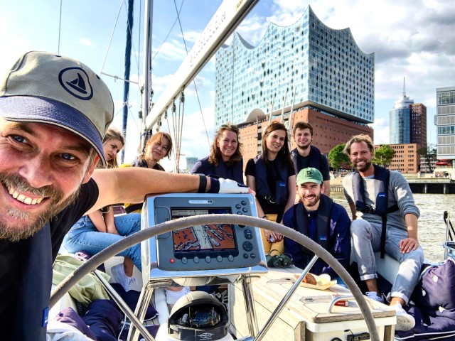 "Cruise in the City" - Sailing Yacht Event, Hamburg/Elbe