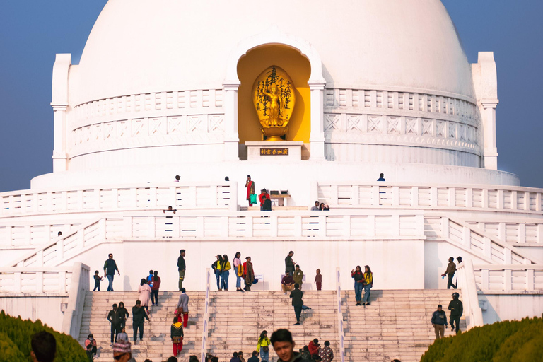 From Delhi: 14-Day Round-trip Buddhist Trail w/ Nepal Entry Private Tour with A/C transport and Dedicated Driver.