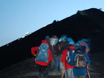 Trekking to the craters of Stromboli