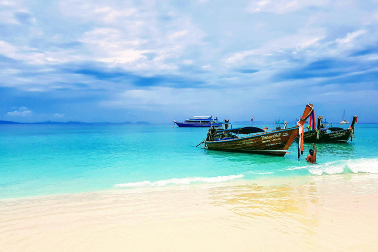 Phi Phi: Full Day by Longtail Boat with Sunset and Plankton