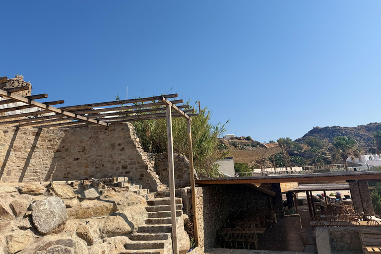 Mykonos: Beach Escape with Sunbeds and Optional Food